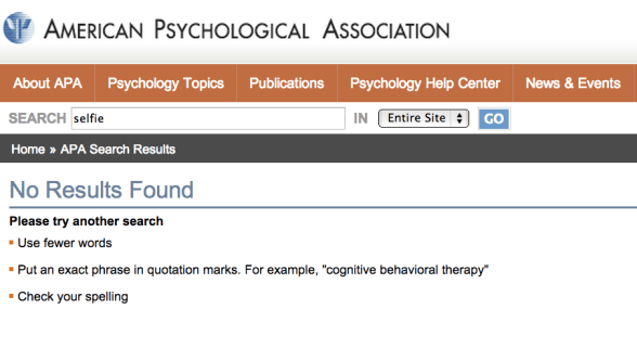 APA arama sonuçları