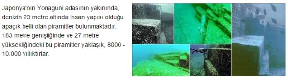 Yonaguni Yapıları, Japonya